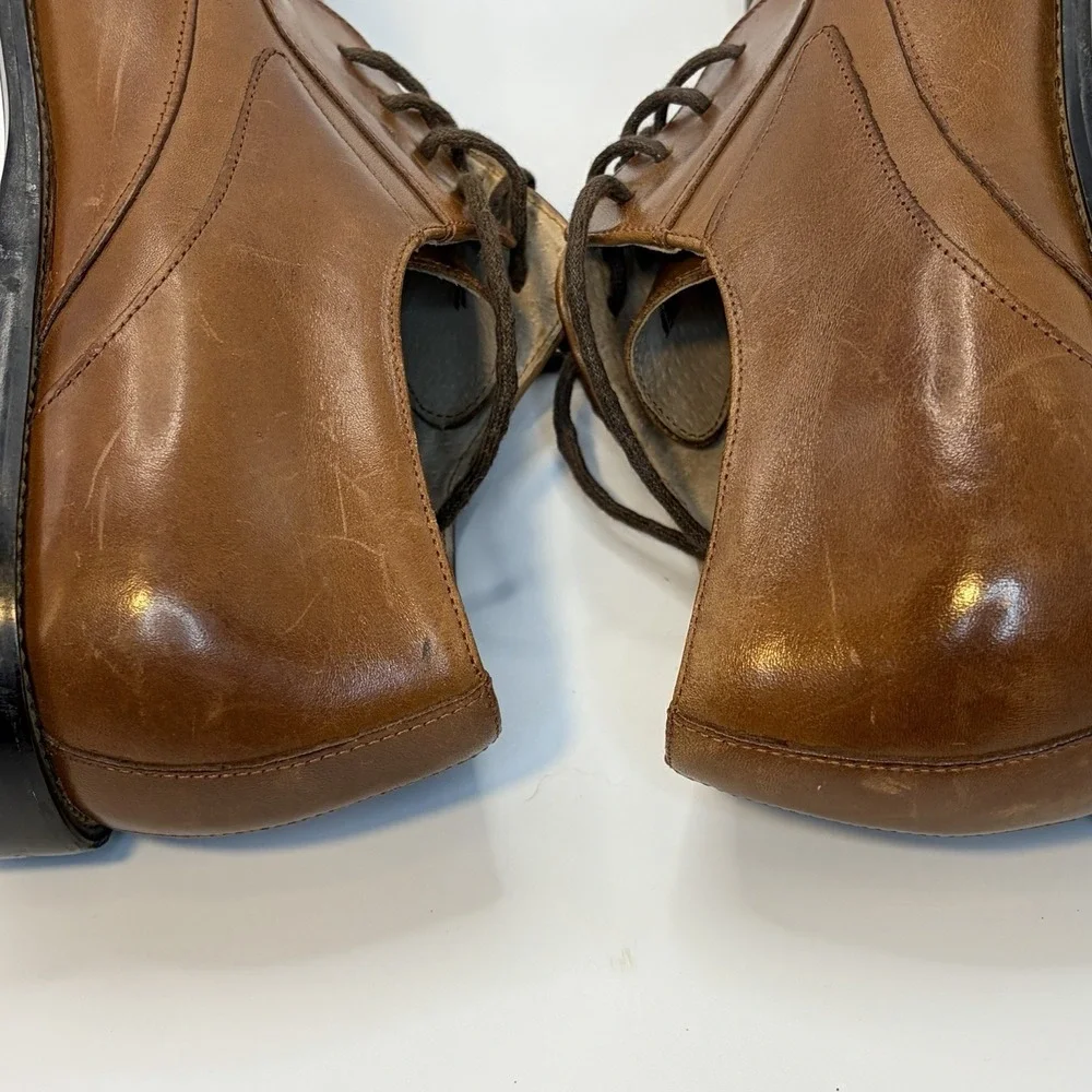 Mens Sz 11M Brown Leather Dress Shoes/Stacy Adams/oxford/Prom/wedding